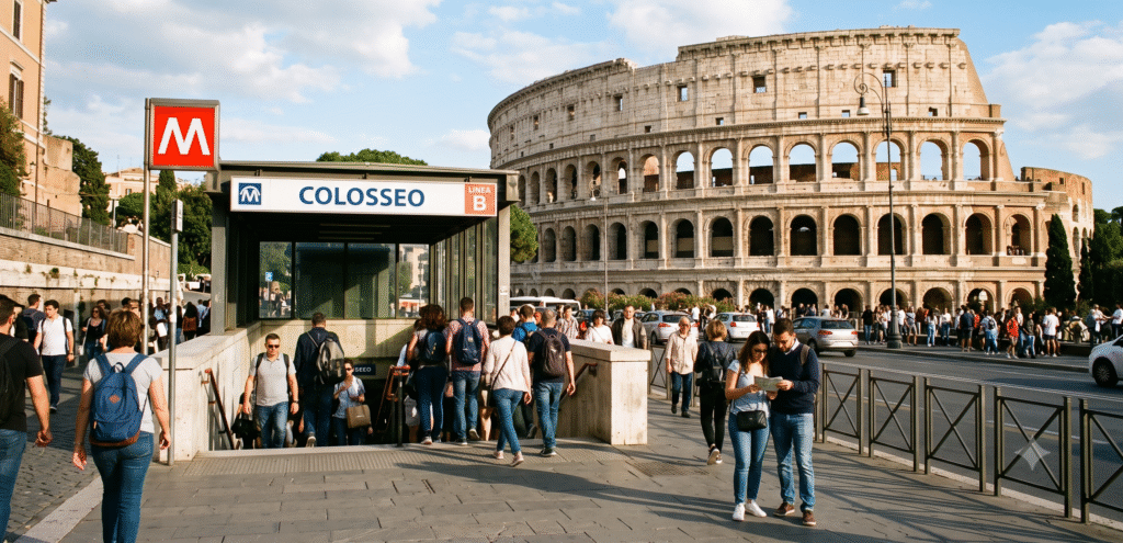 Every Way to Reach the Colosseum